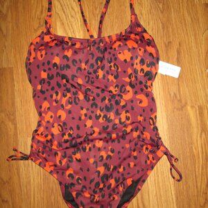 Womens BEACH BETTY one piece swimsuit bathing suit  M Md med NWT